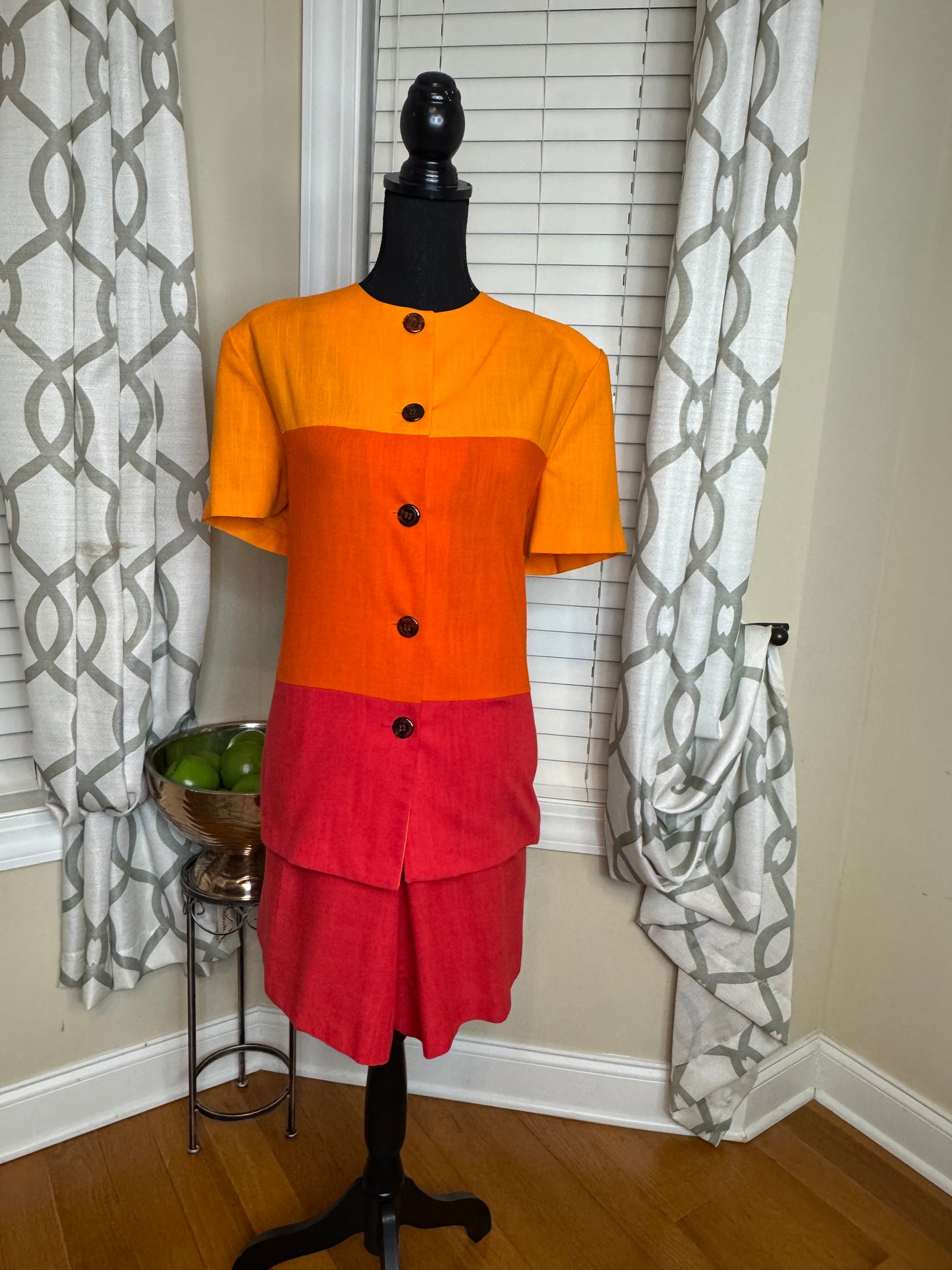 Vintage Tri-Color Short Set