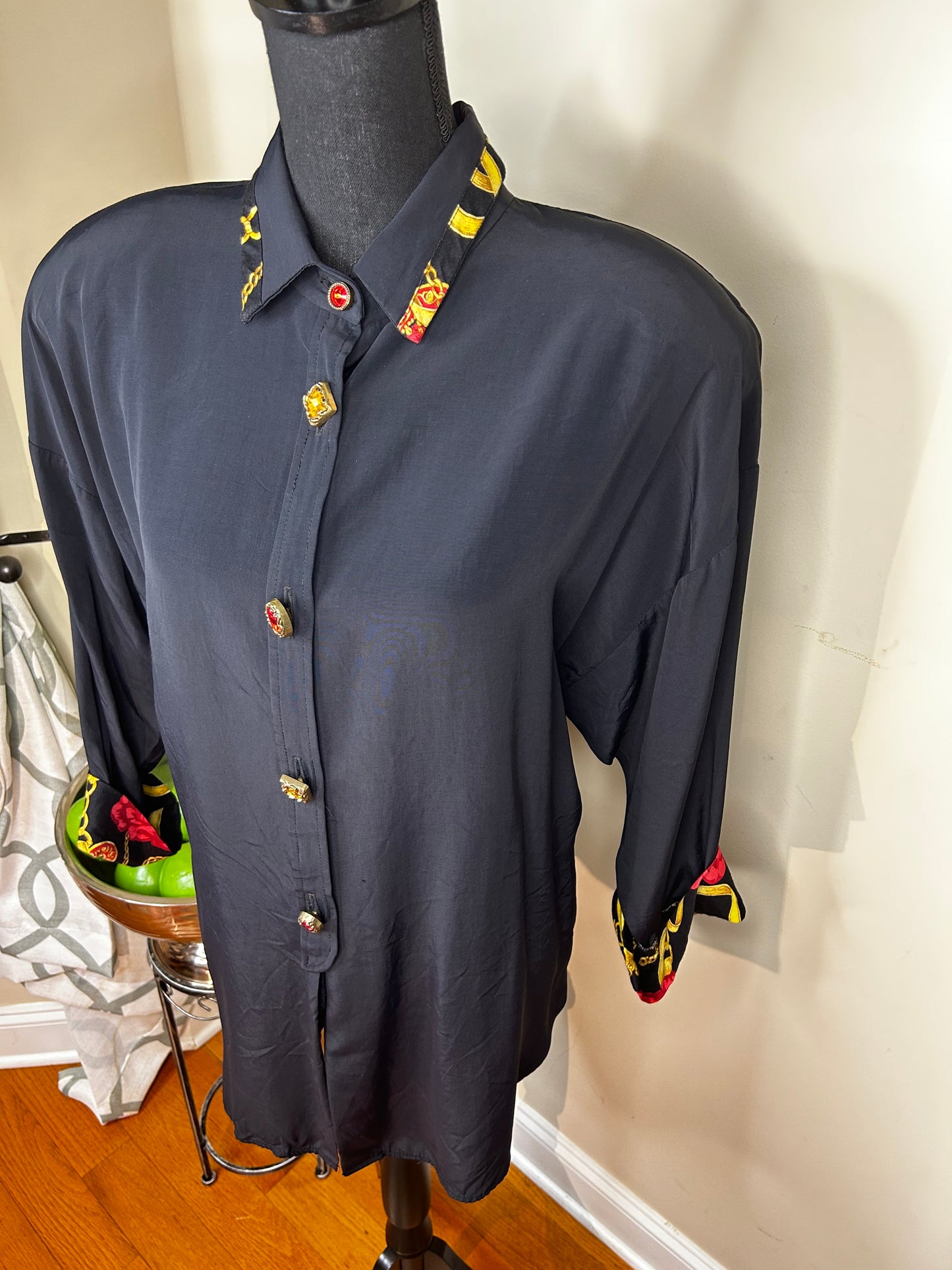R & M Richards Bejeweled Shirt
