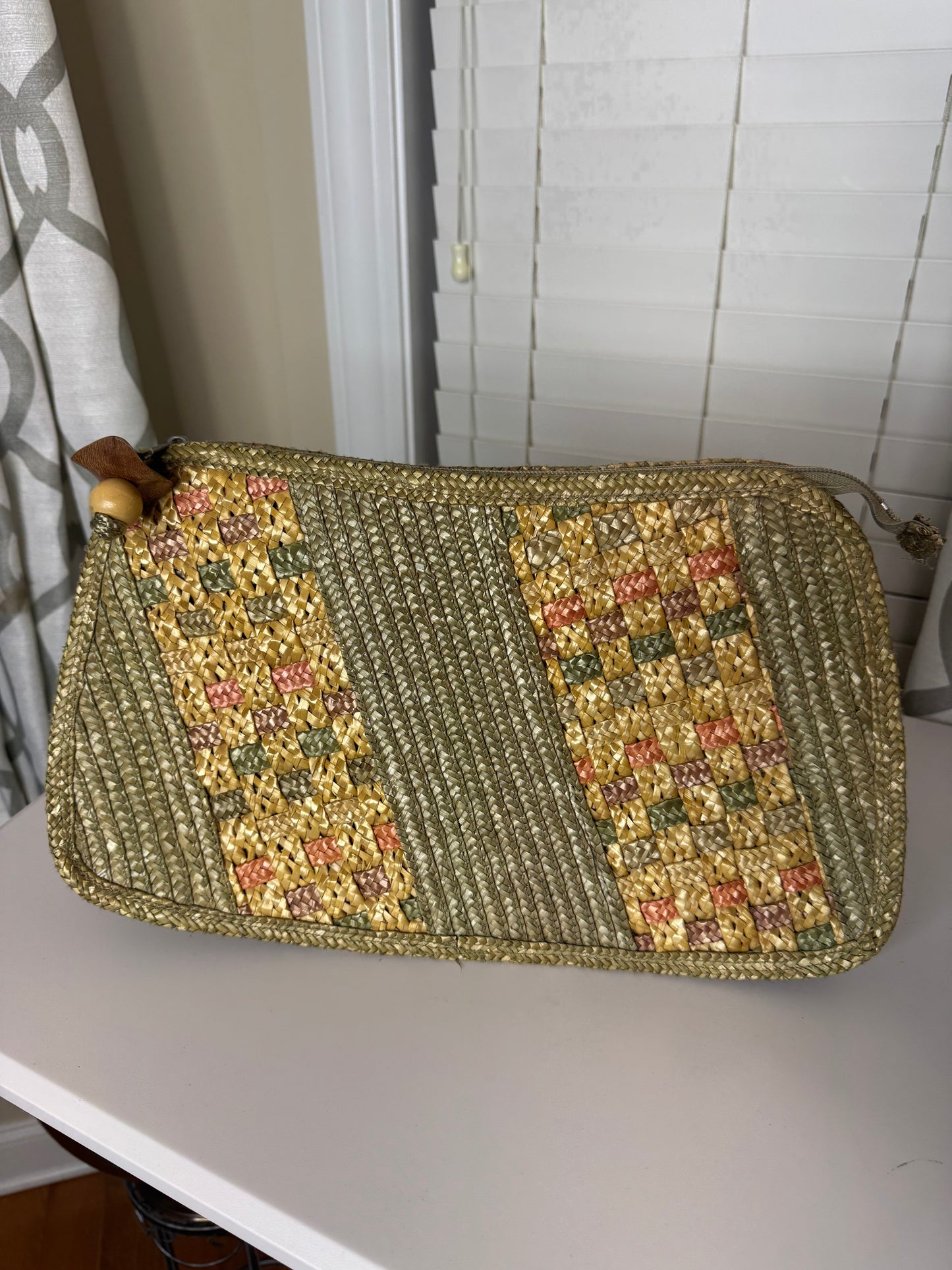 Genie Handmade Straw Bag/Clutch