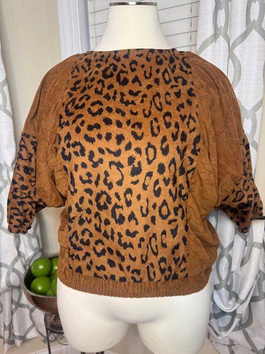 Jon Woods Vintage Leopard Print Shirt
