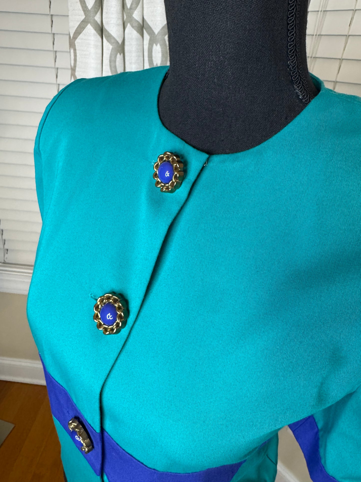 Vintage Leslie Faye Cropped Blazer