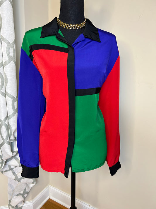 SK & Company Colorblock Shirt