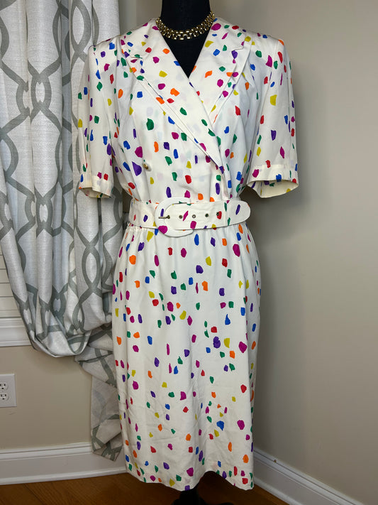 Louis Feraud "Gum Drops" Dress