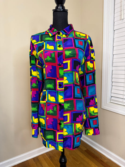Vtg SG Sport Collection Blouse