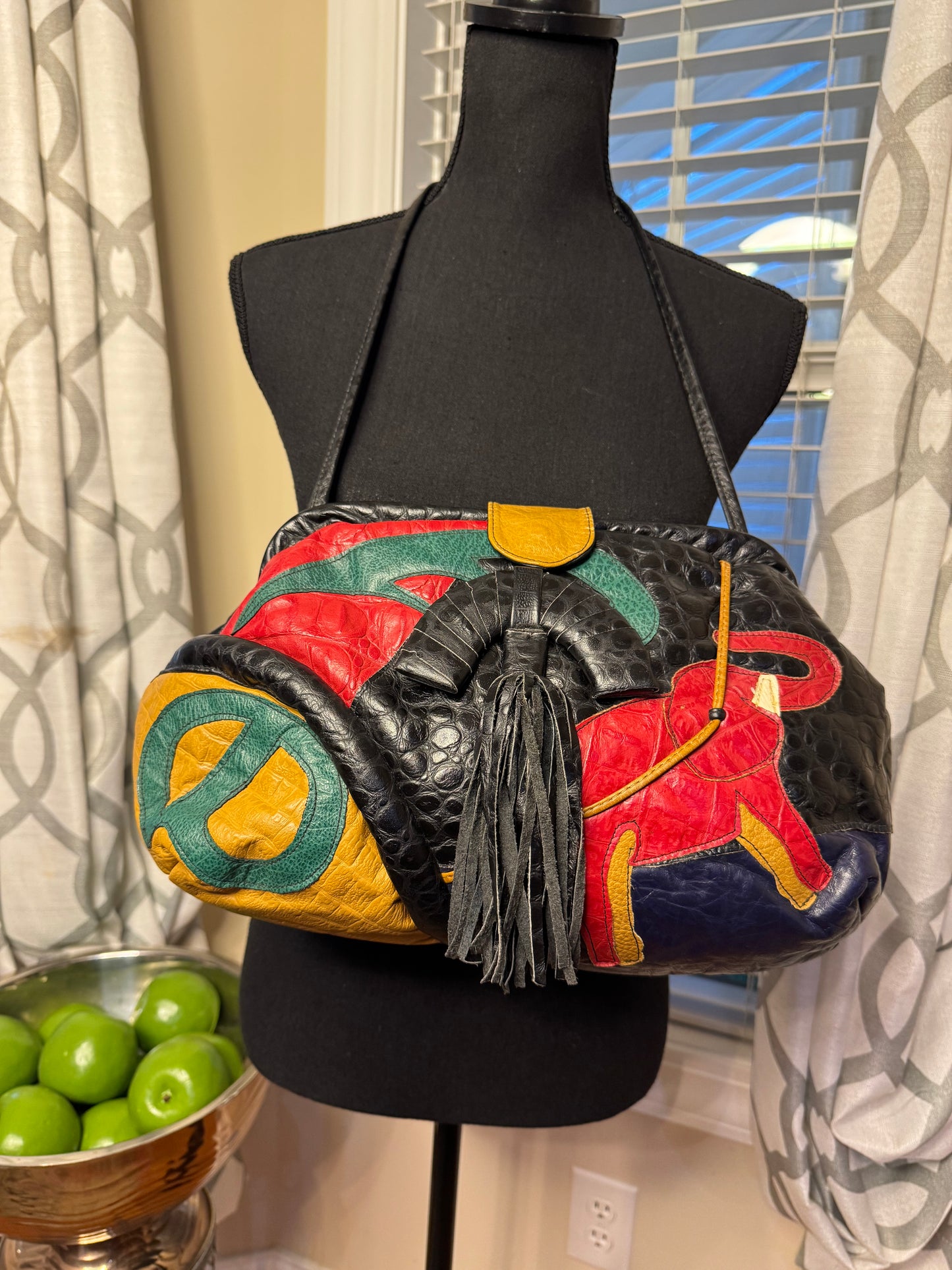 Vtg Elephant Purse