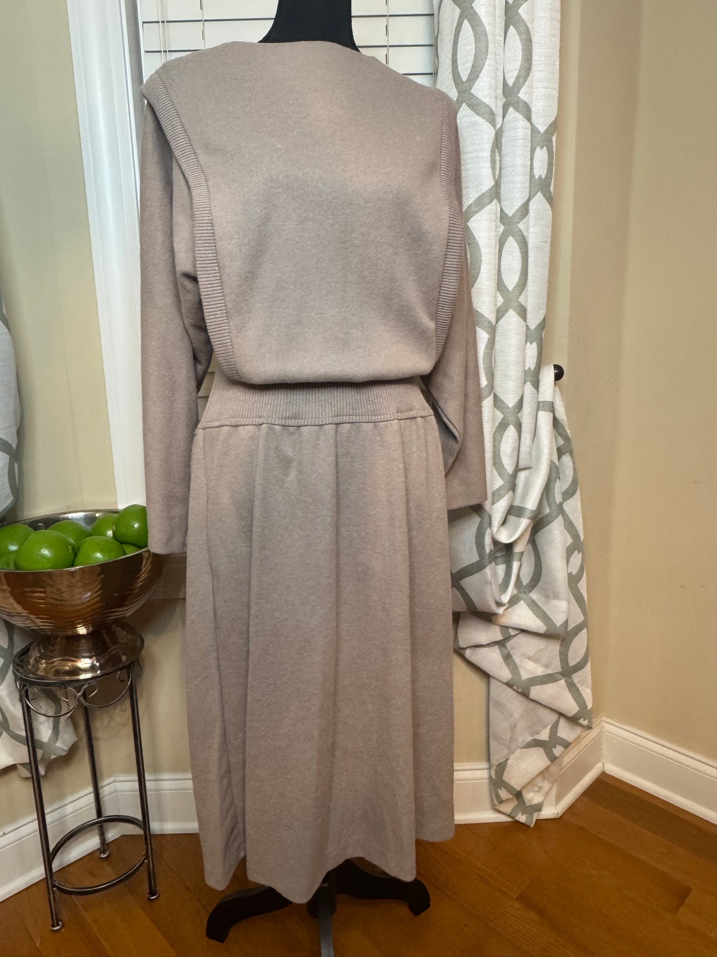 Vintage Alicia Ribbed Dress