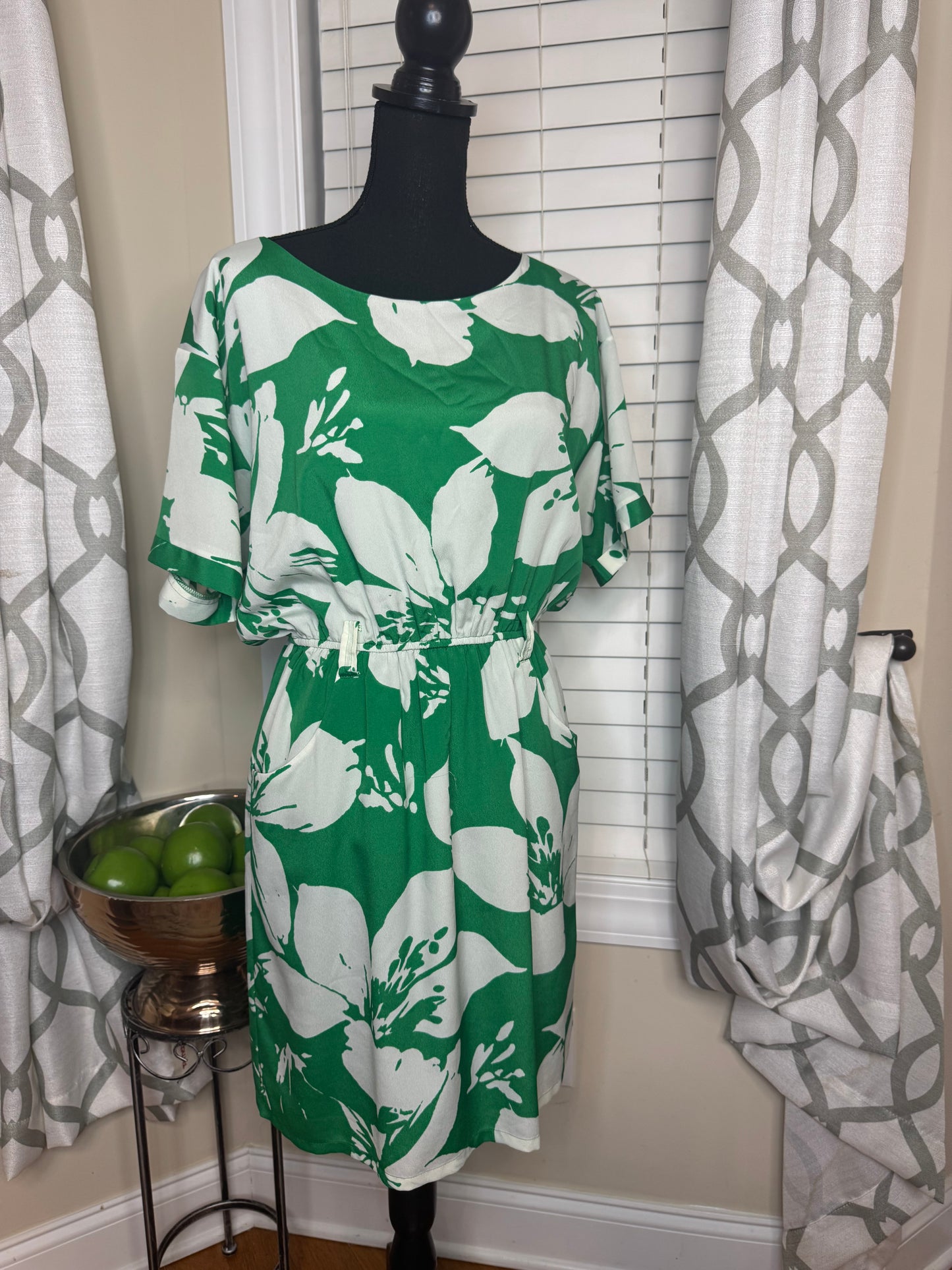 New Directions Floral Print Dress