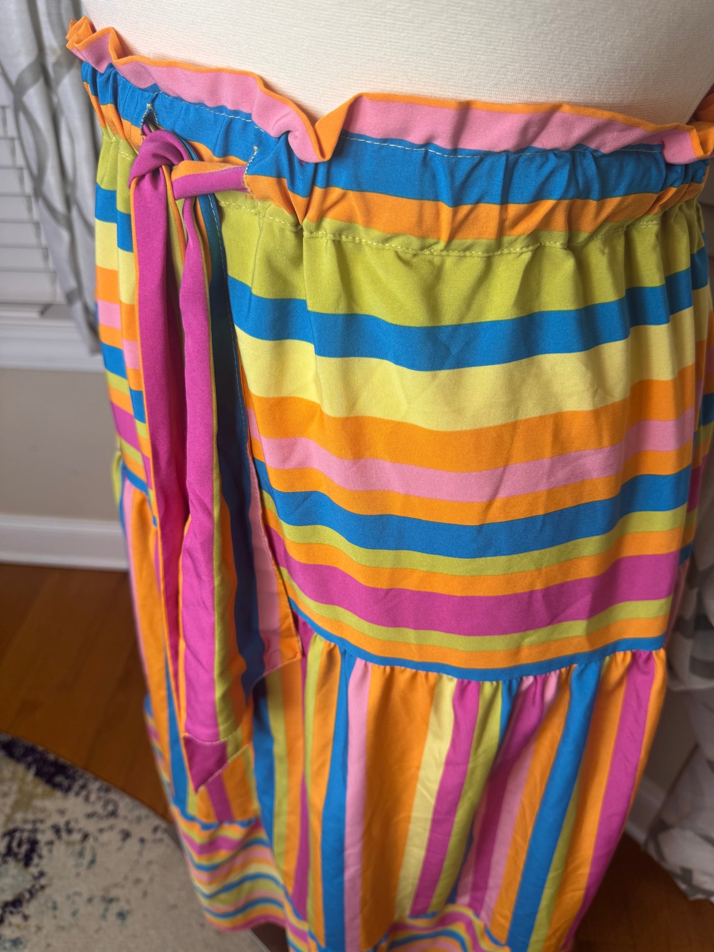 Ashley Stewart Multicolor Skirt with Drawstring Waist