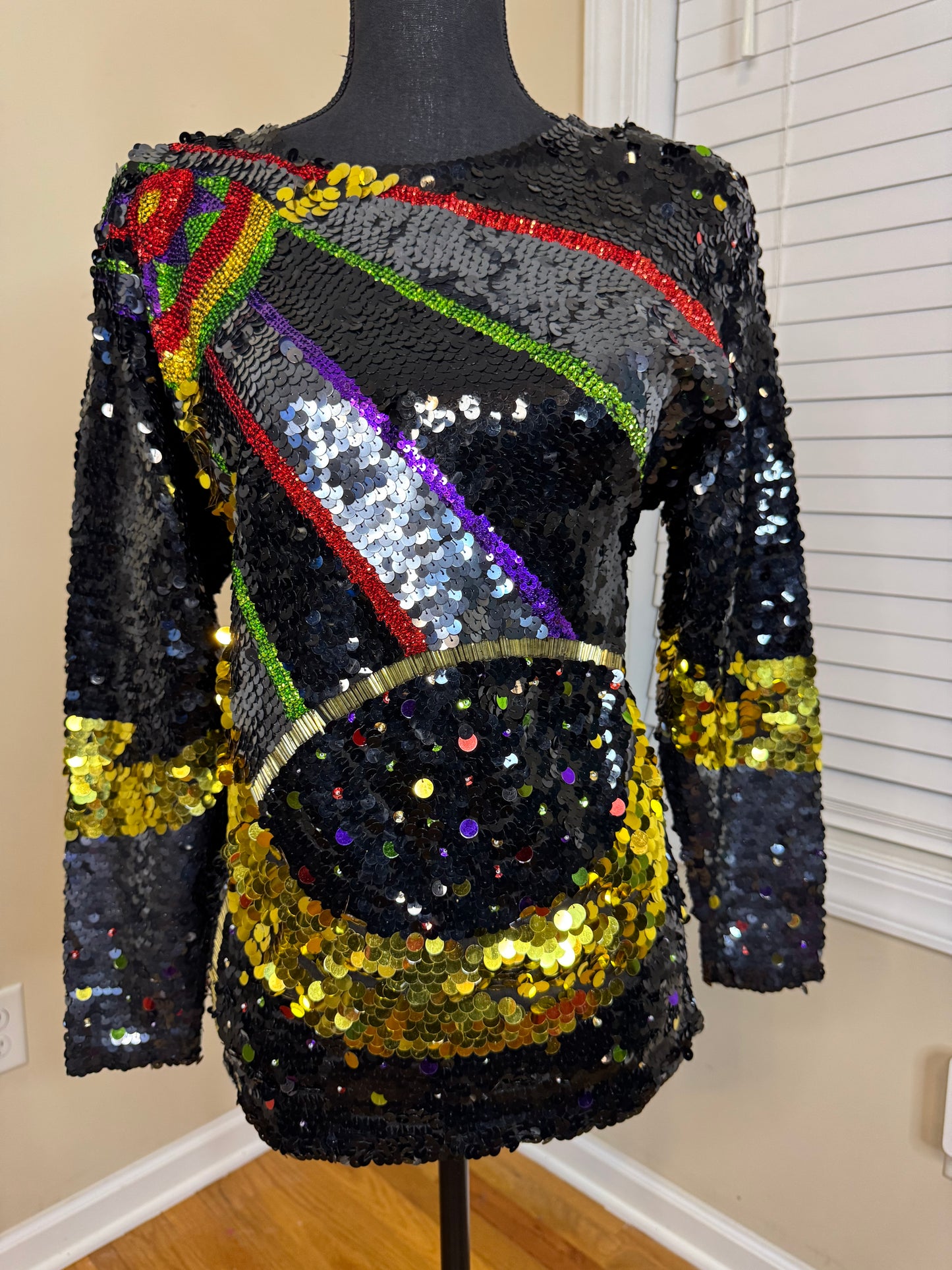 Cedars Vtg Sequin Shirt