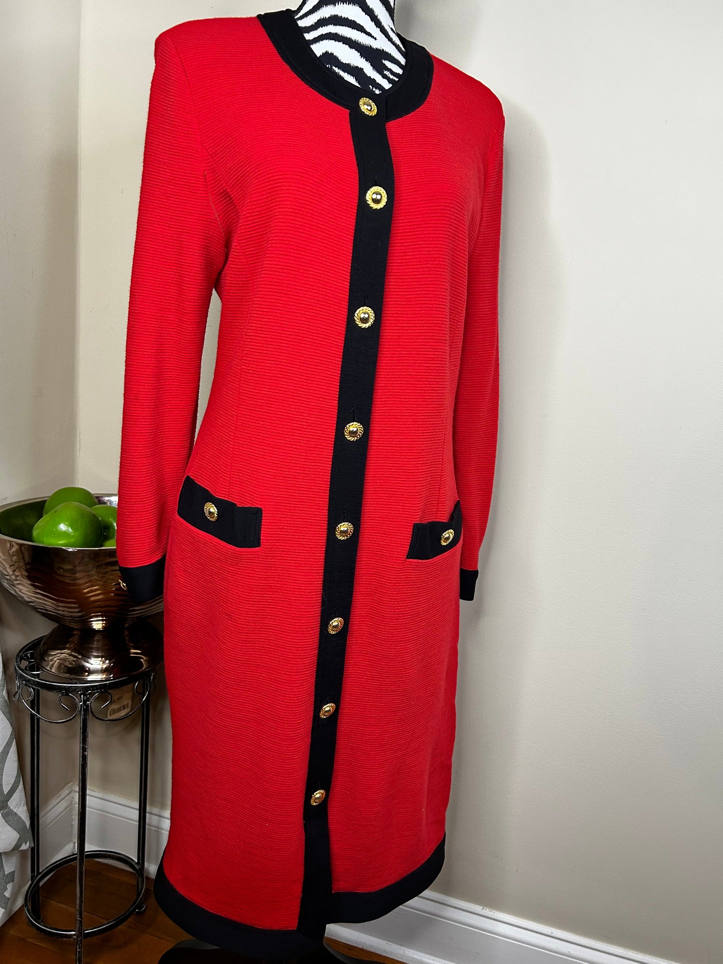 Gibi Roma Vintage Italian Dress with Tassle Belt