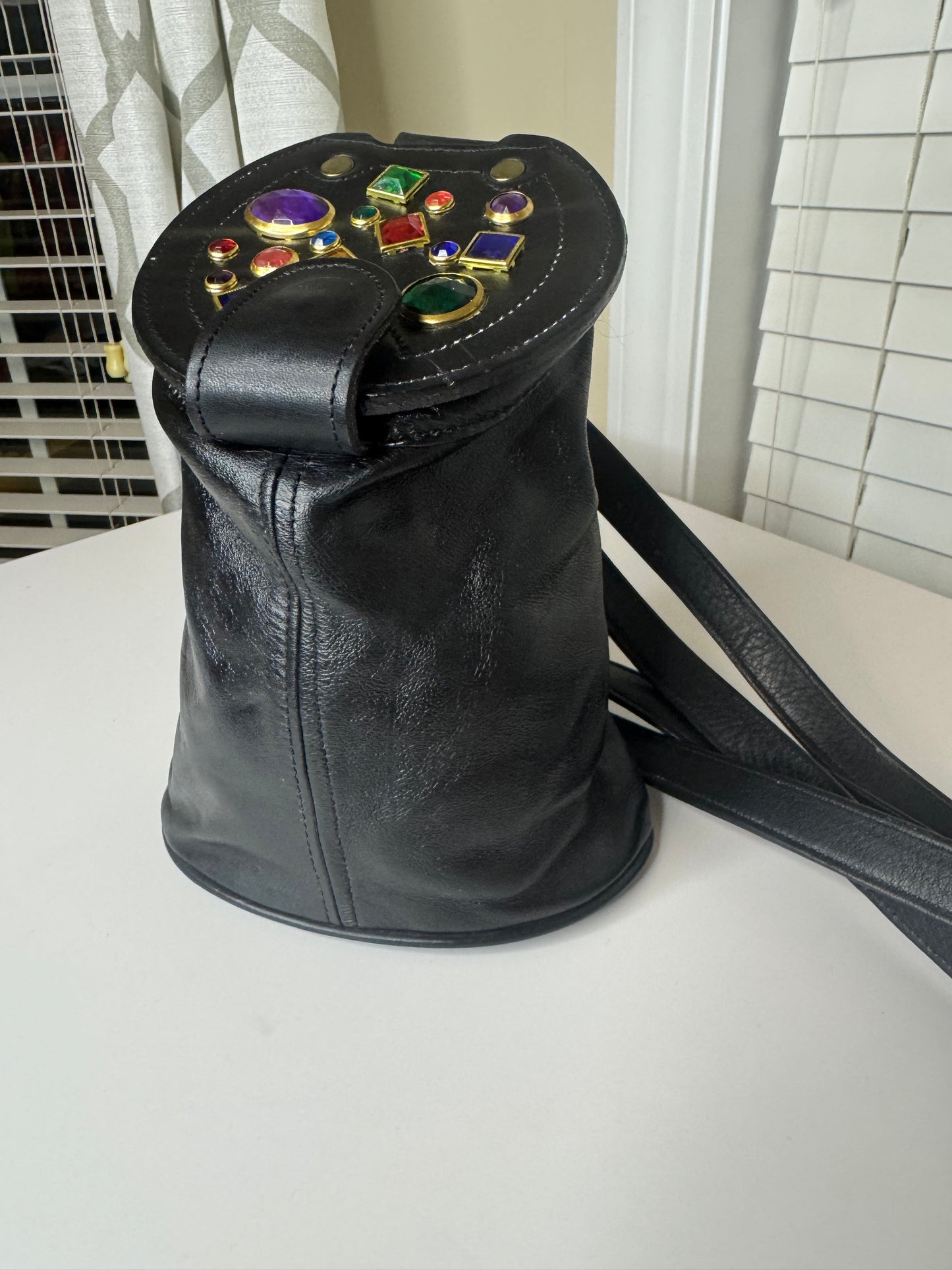 Maxx New York Bejeweled Crossbody Purse