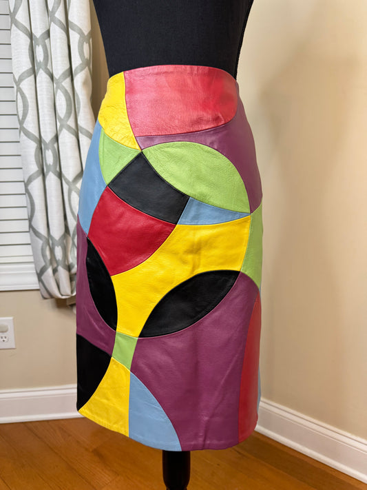 METROStyle 100% Genuine Leather Skirt