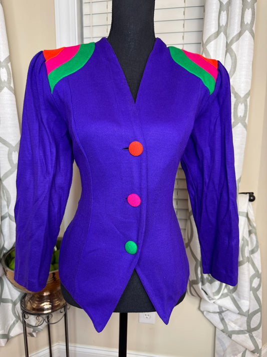 Vintage Colorblock Blazer
