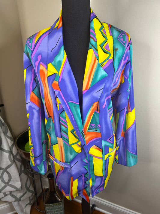 Vintage Multicolor Blazer