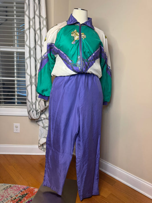 Vintage Cassia 2-Piece Windbreaker Set
