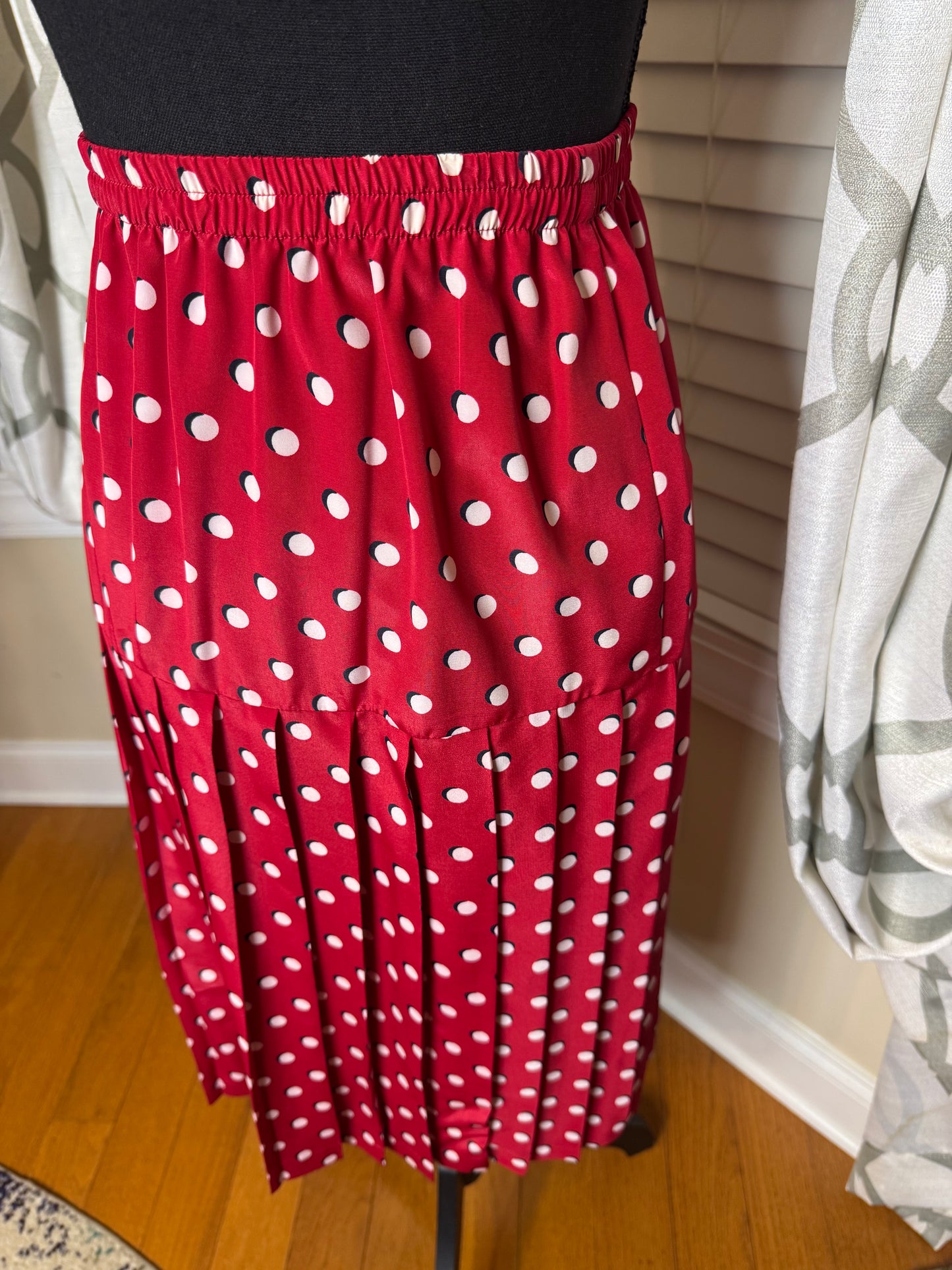 Leslie Fay Polka Dot Skirt
