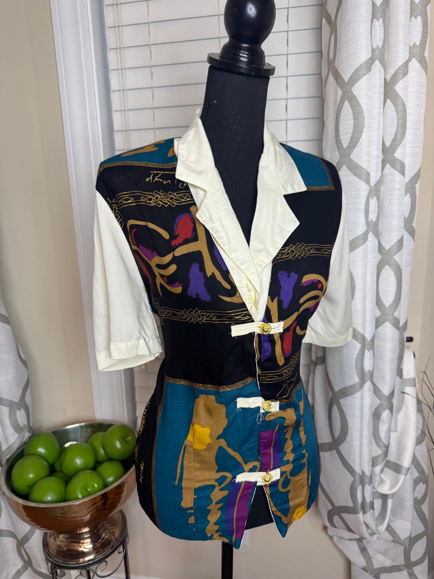 Penny Lane Abstract Print Shirt