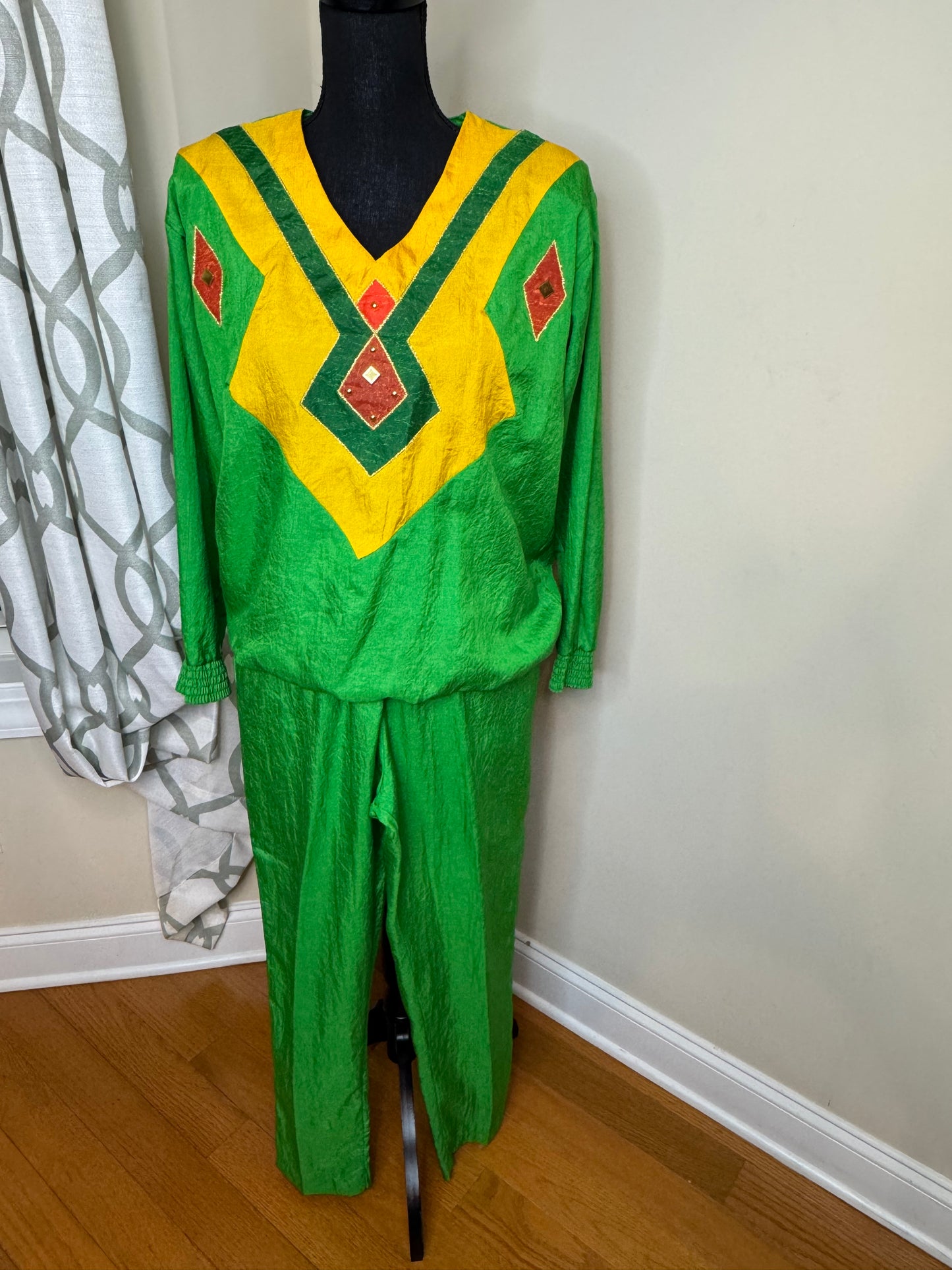 Vtg Cervelle 2-Piece Set (Green)