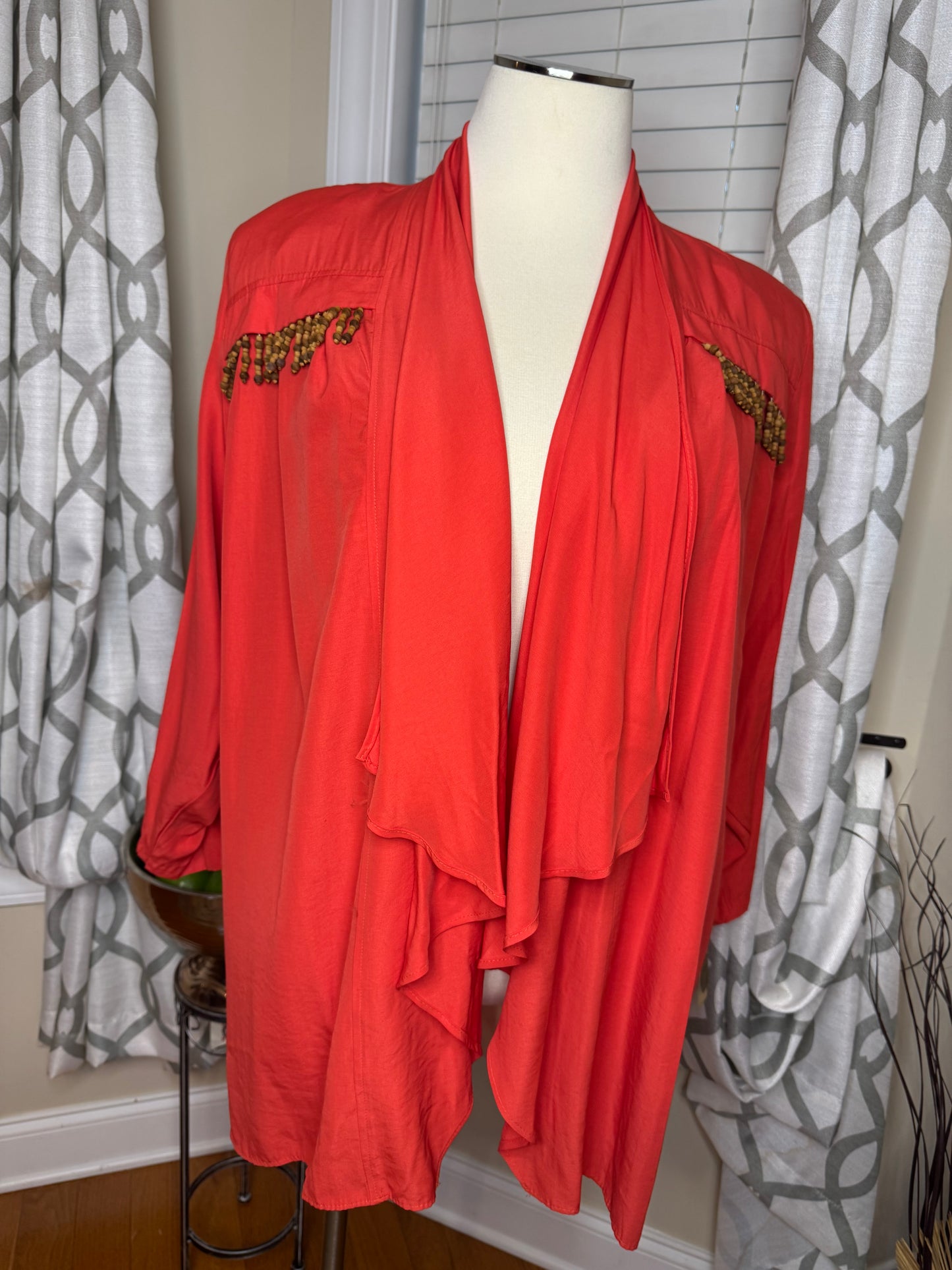 Vintage APlus Fashion Open Duster NWT