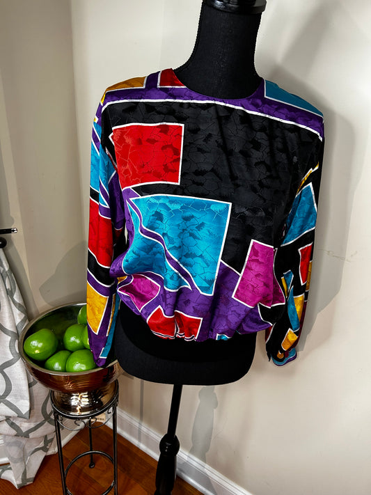 Gianna Multicolor Vintage Blouse