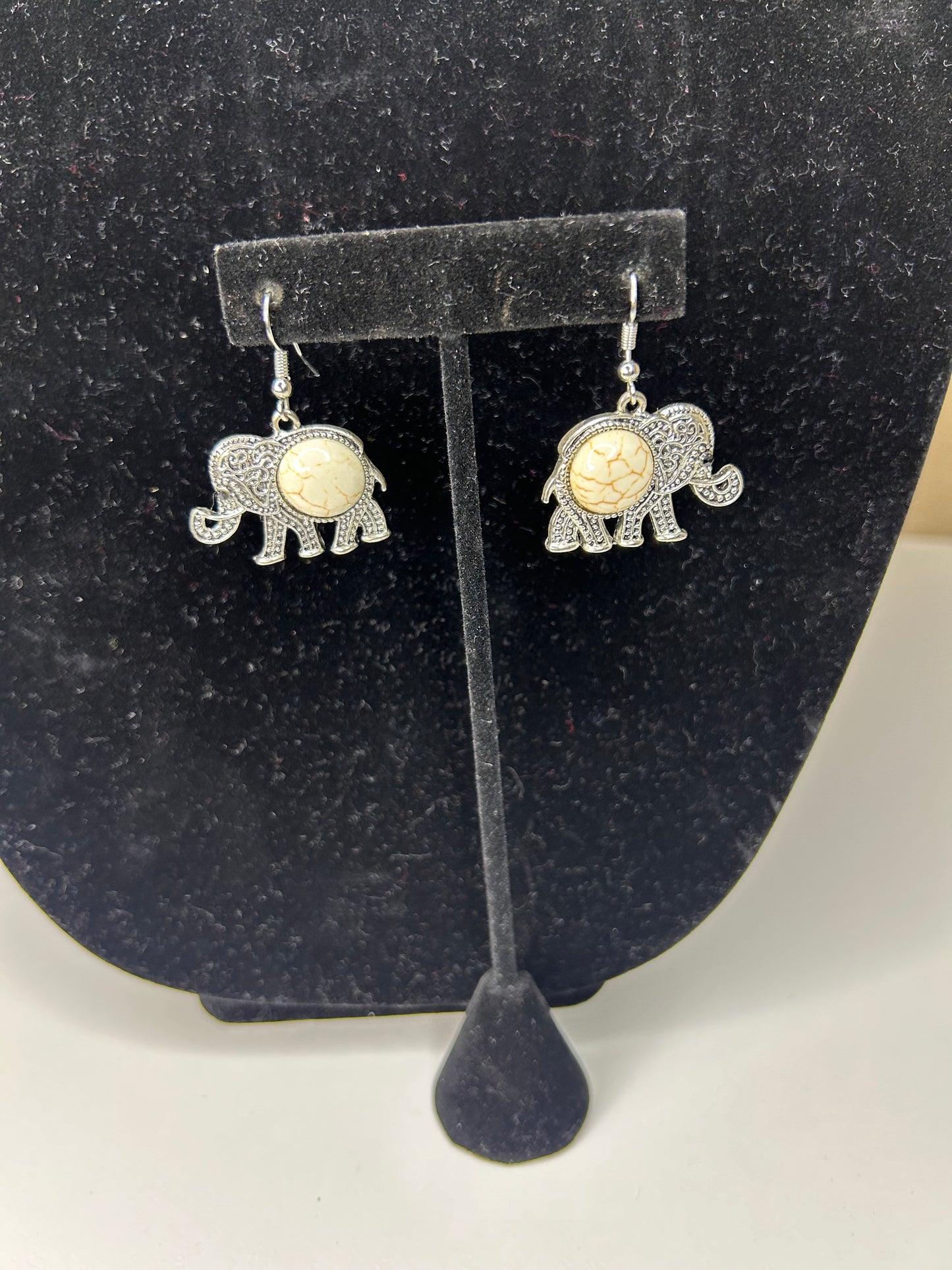 Elephant Necklace and Earring Set