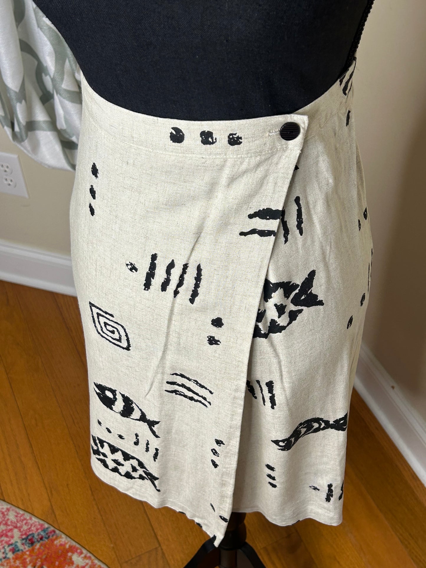 Tribal Wrap Skirt