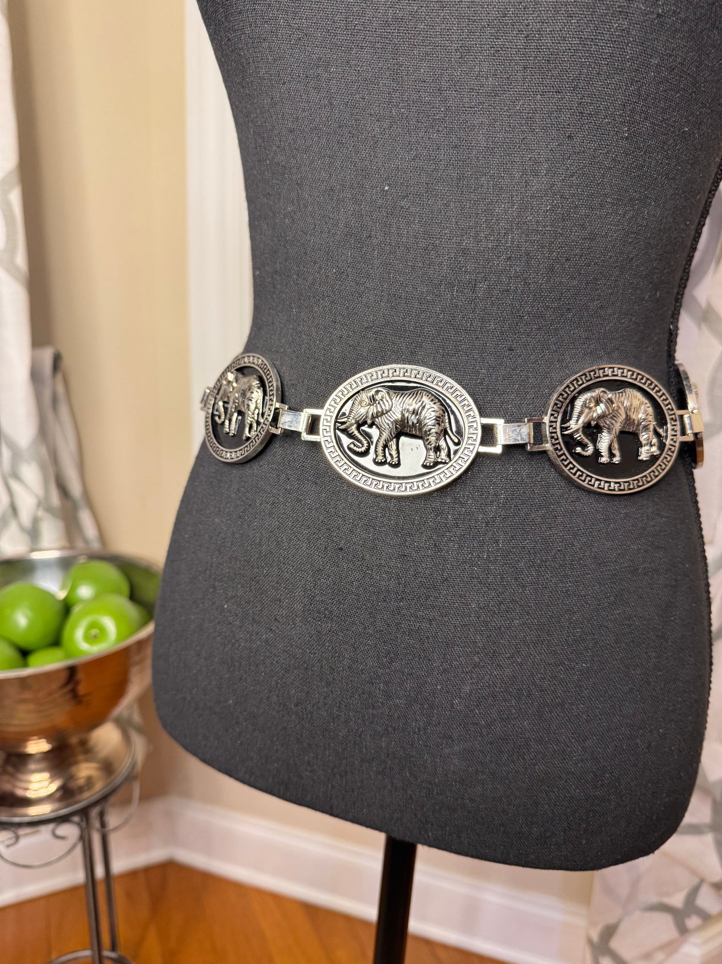 Silver Elephant Belt