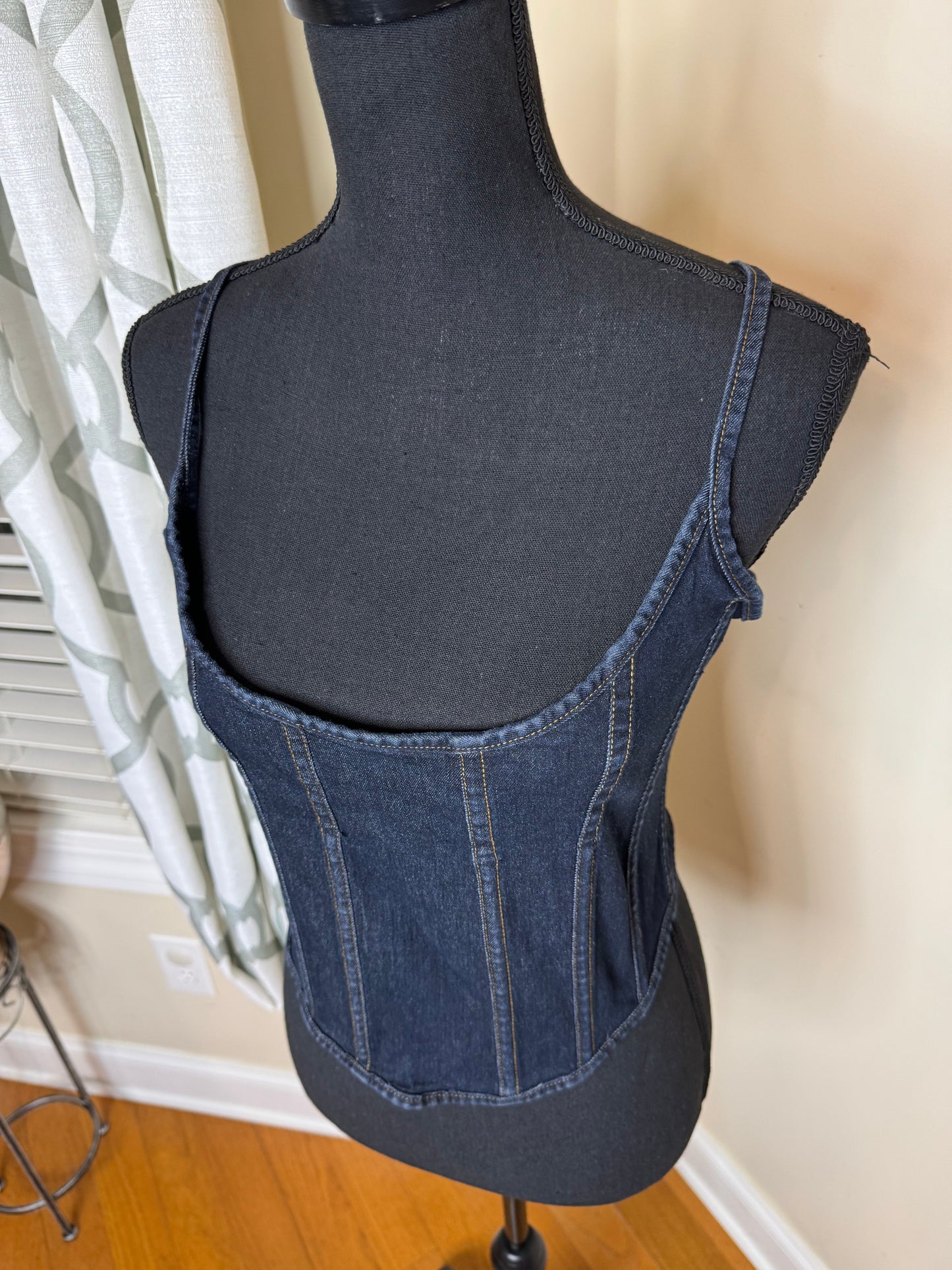 Denim Corset/Vest
