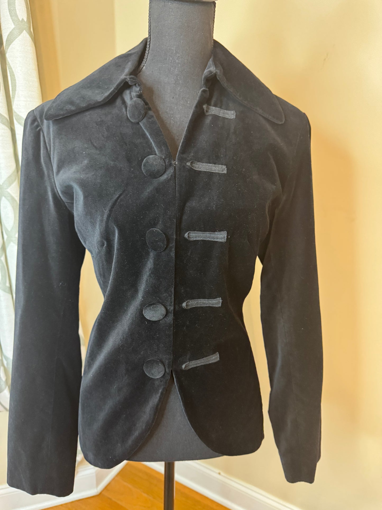 Newport News Jeanology Collection Velour Blazer