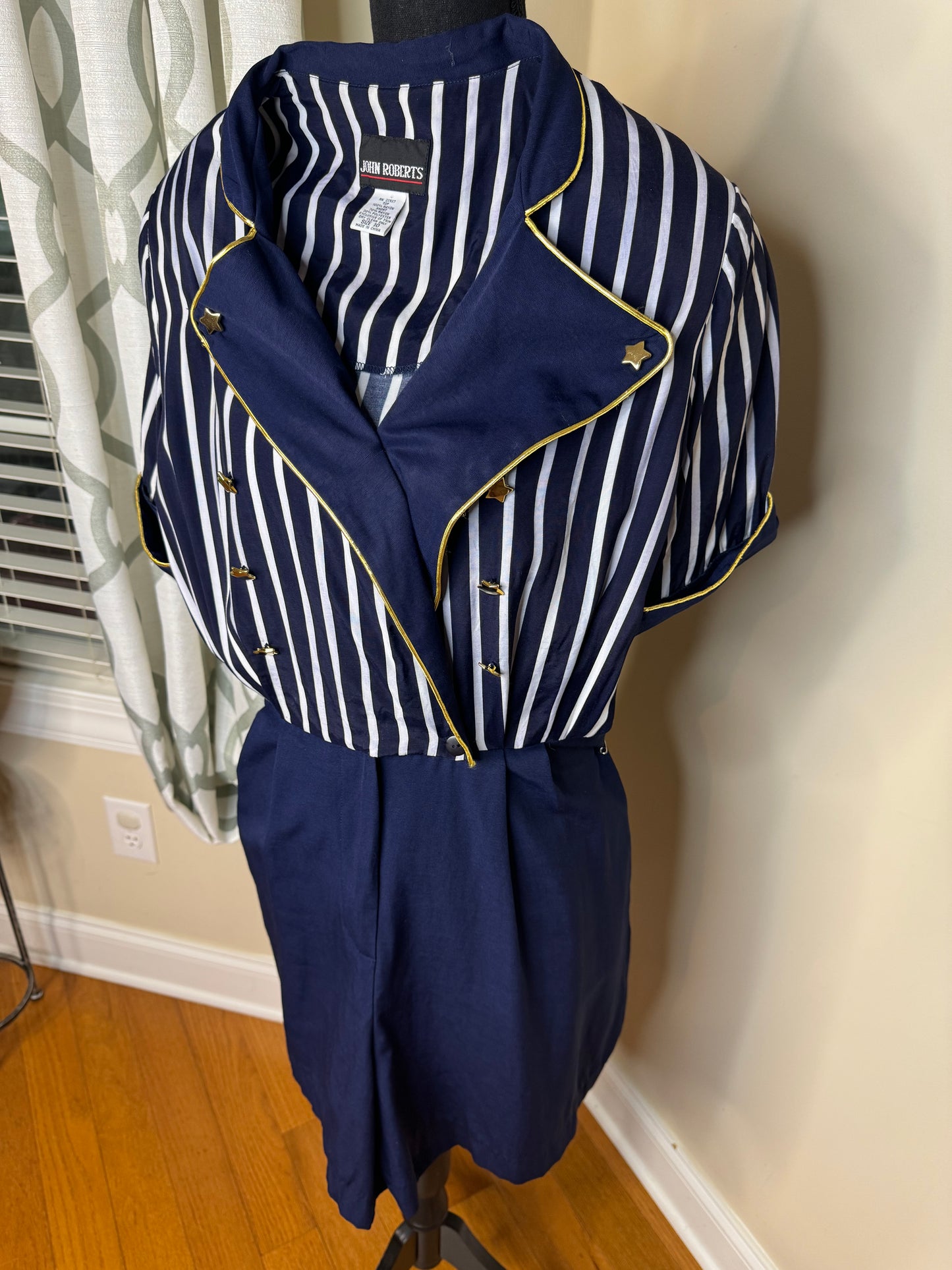 Judith Roberts 1980's Vintage Romper