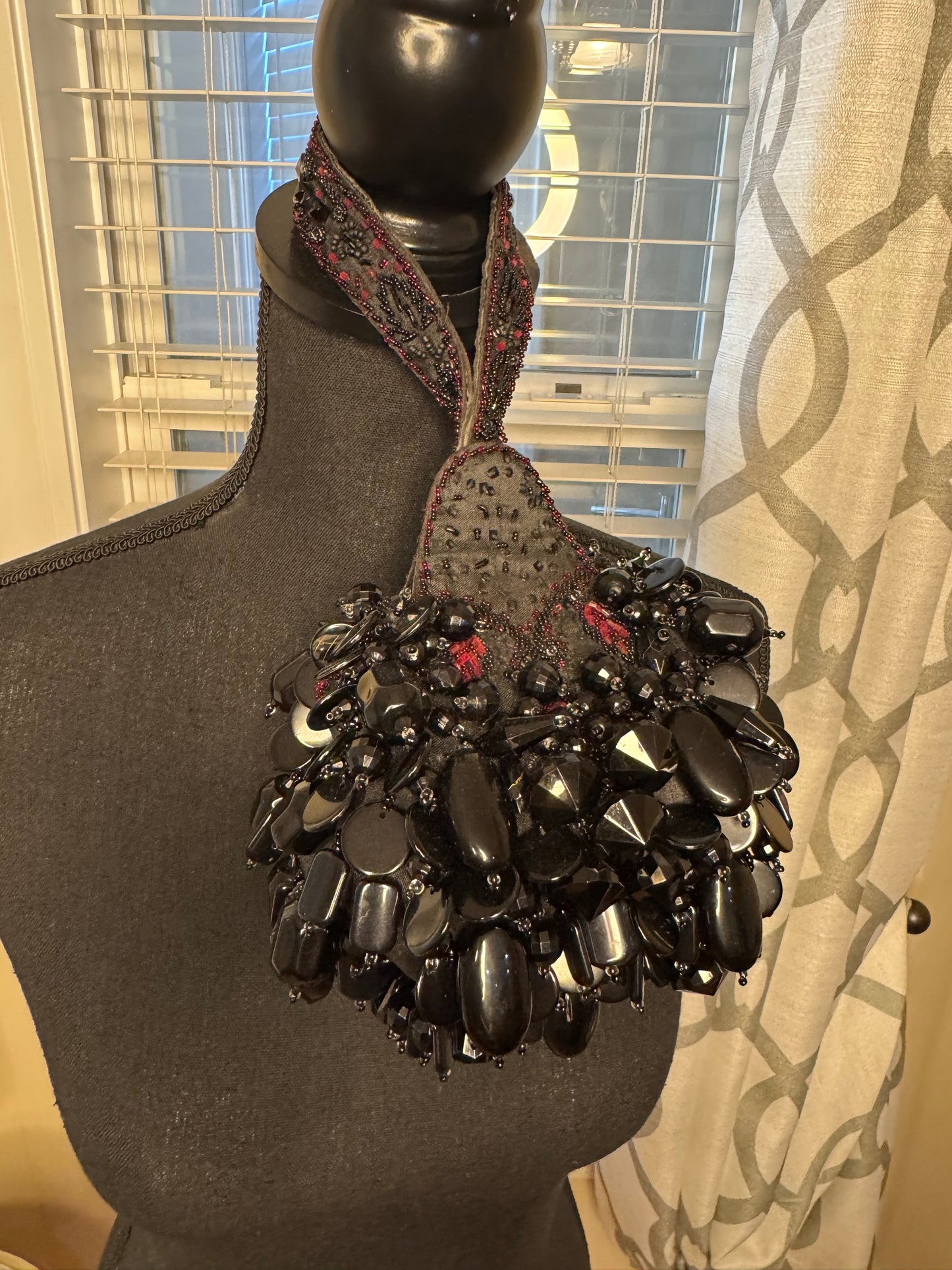 Mary Frances Beaded Wristlet