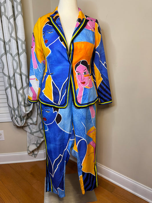 The Frida Print Blazer Set by L’ATISTE