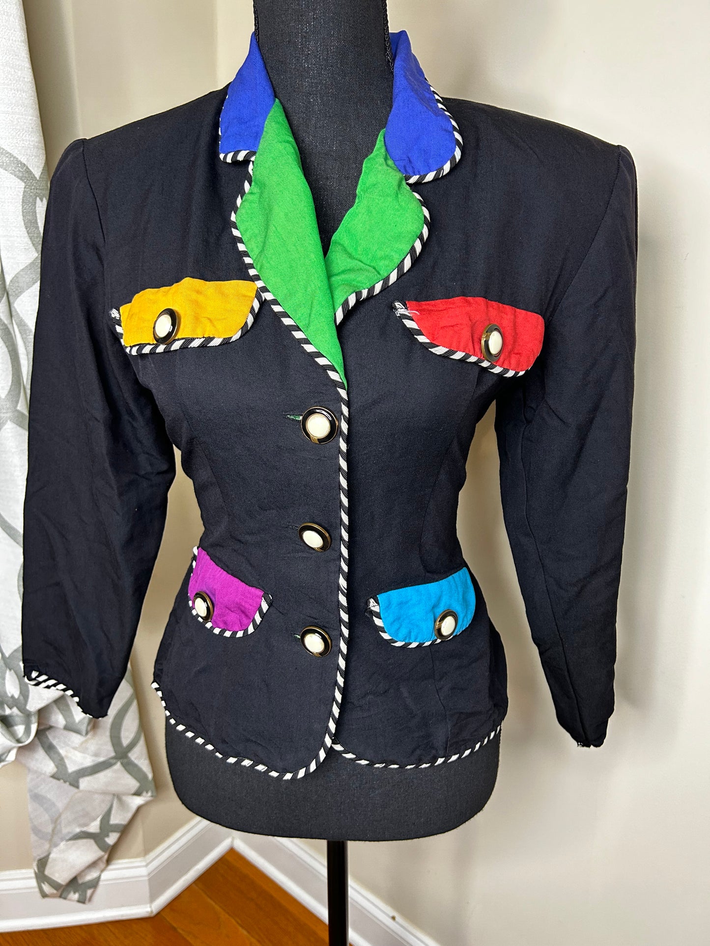 Judy Knapp of California Colorblock Blazer