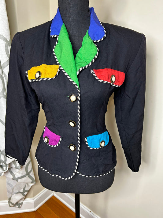 Judy Knapp of California Colorblock Blazer