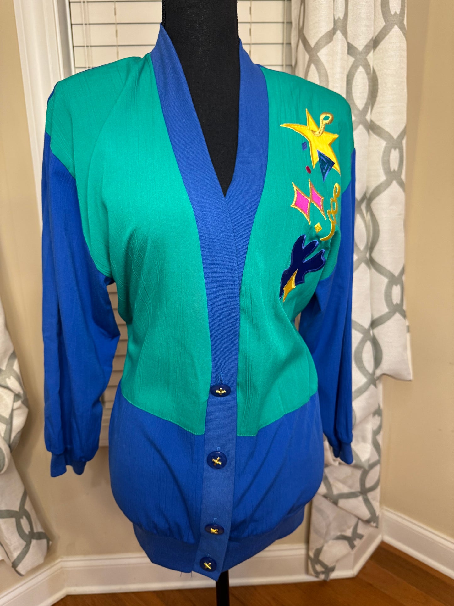 Peter Popovitch Embroidered Cardigan