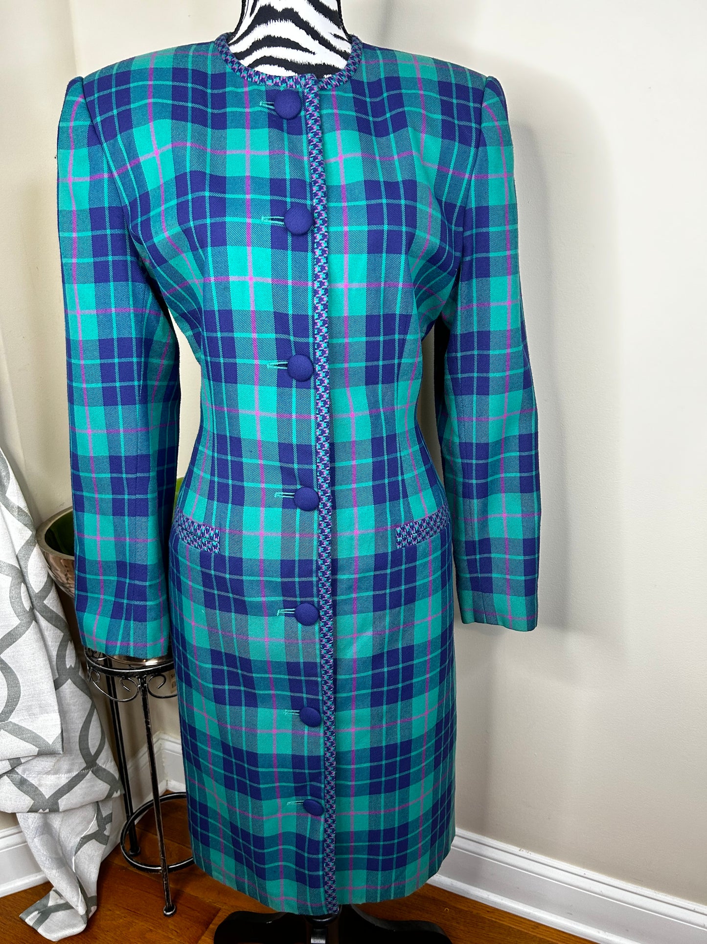Leslie Faye Plaid Dress