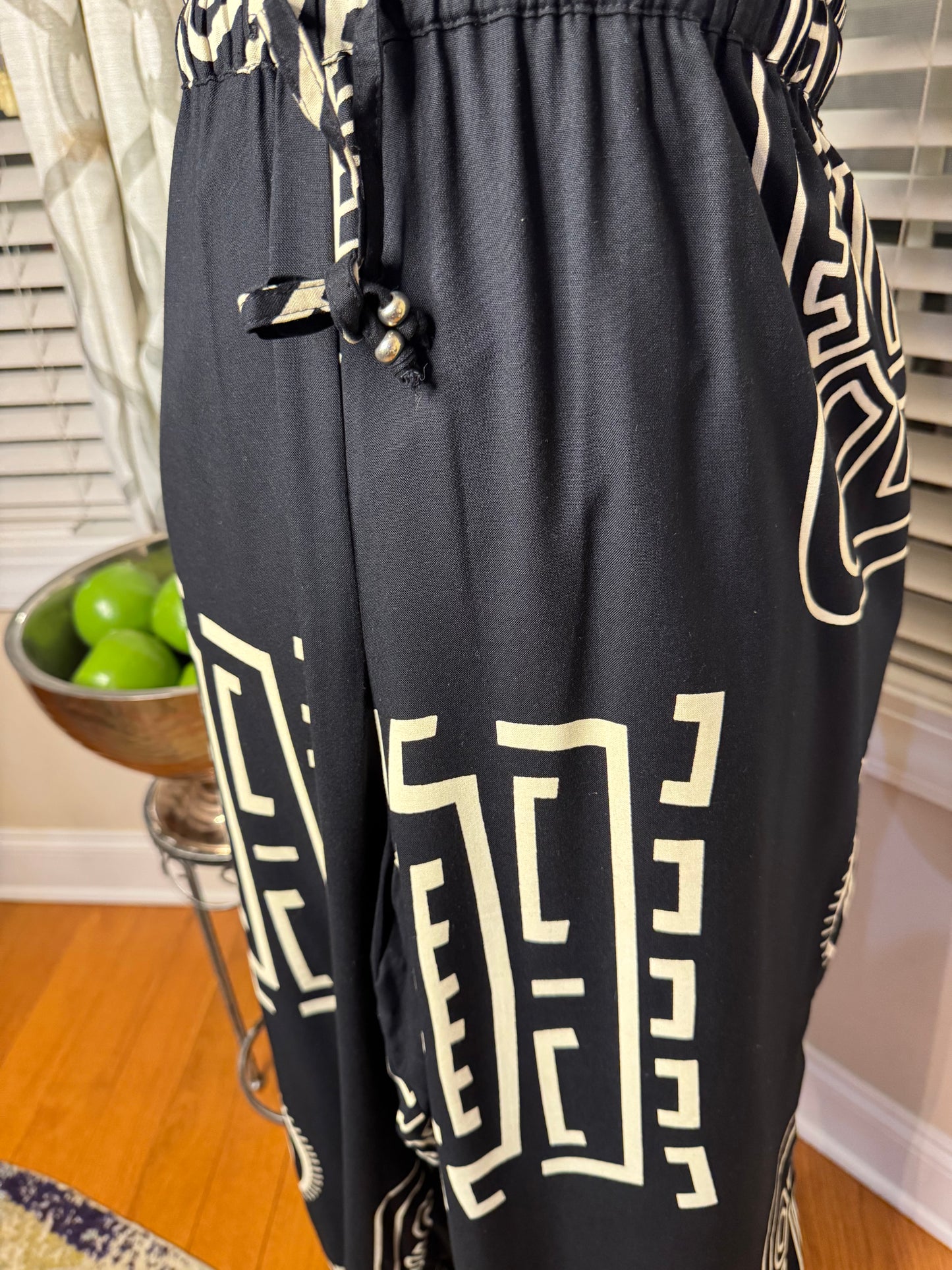 Ashro Ethnic Print Pants