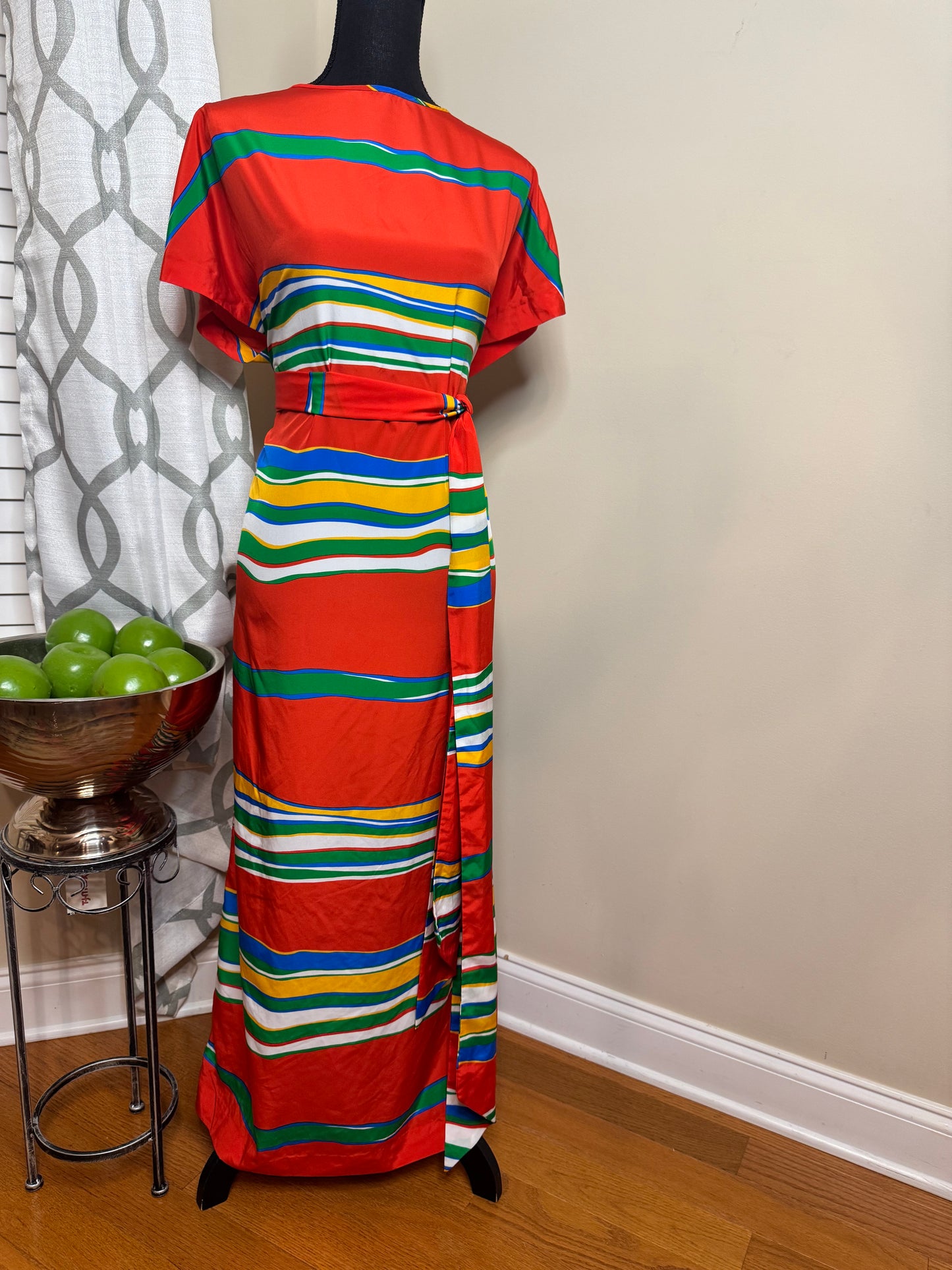 Vtg Nat Kaplan Couture Dress