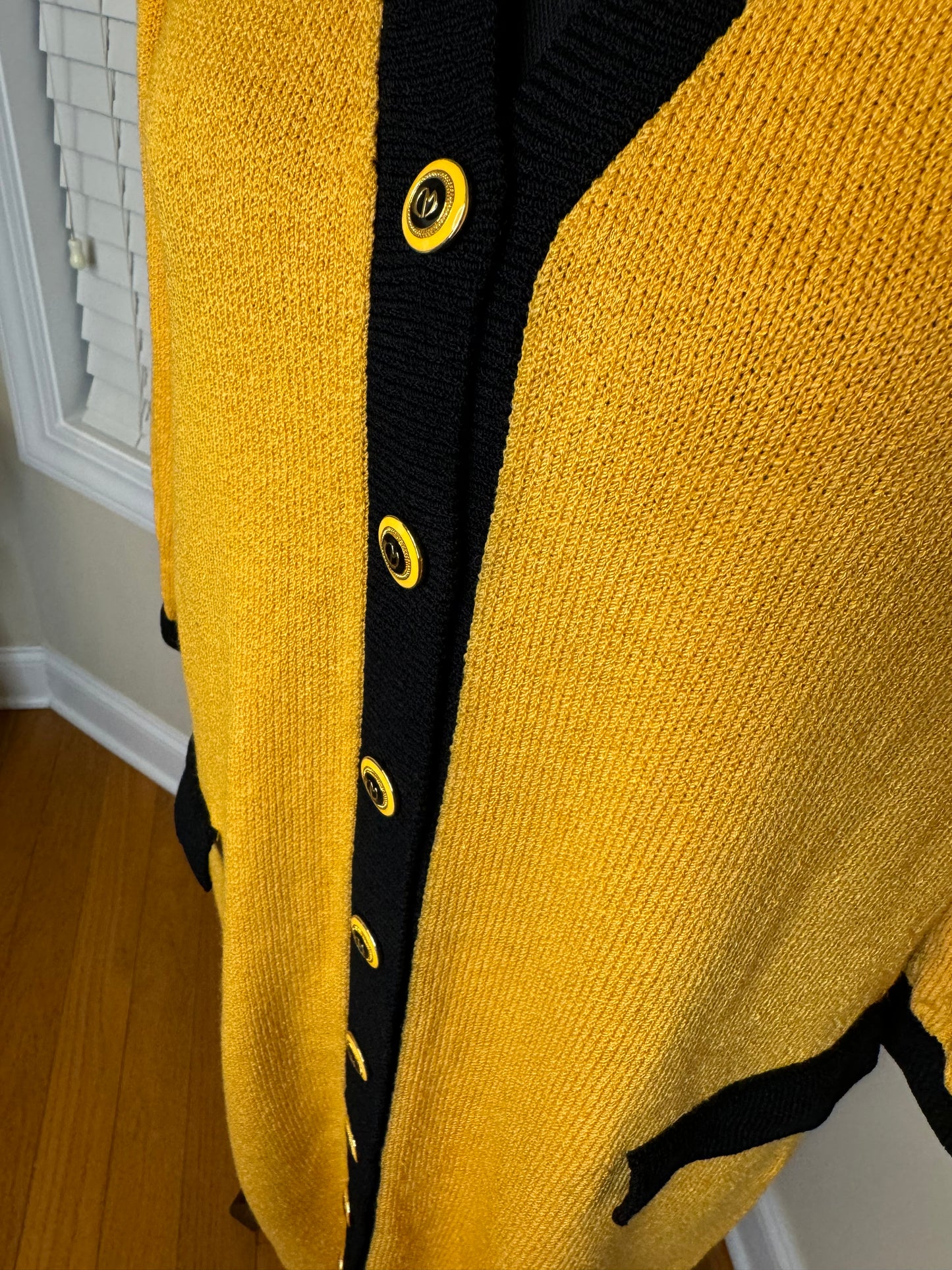 Vtg Comma Knit Collection Dress