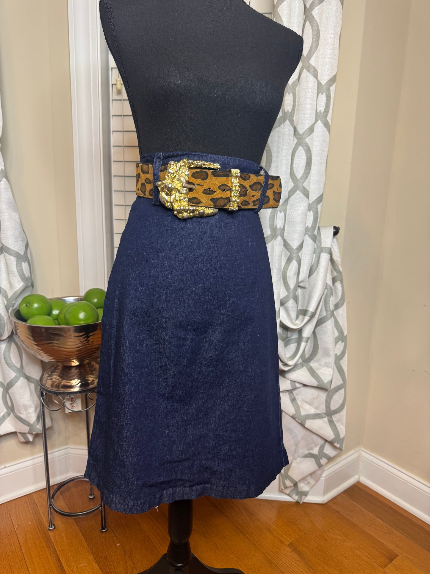 Zoey Beth Vintage Denim Skirt