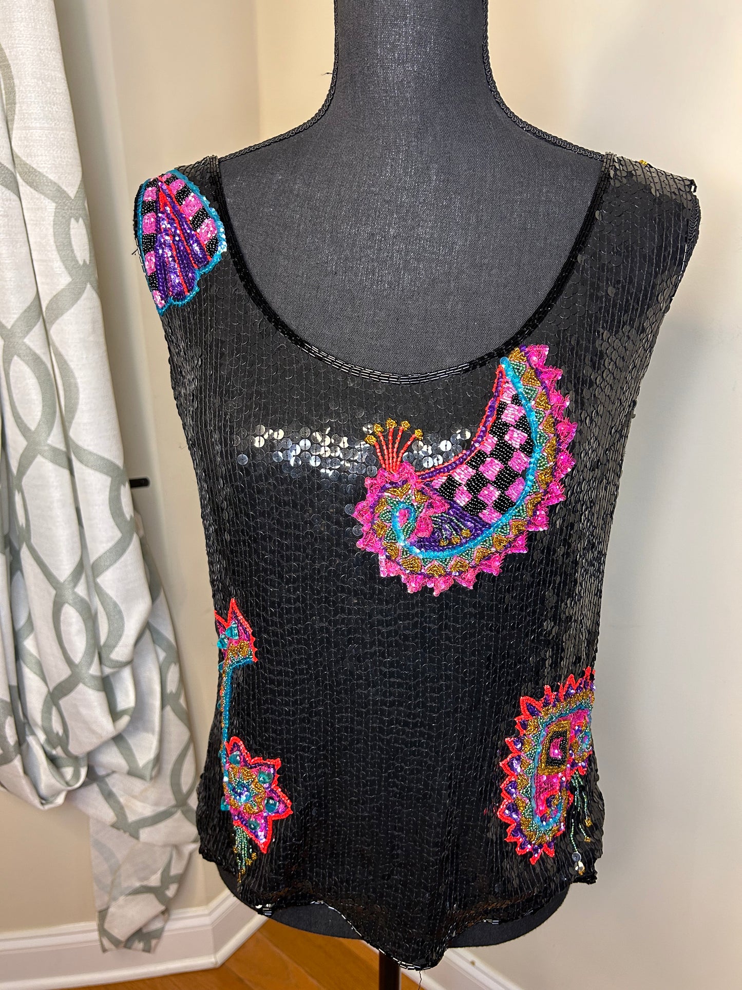 Judith Ann Plus Sequin Blazer with Matching Tank Top