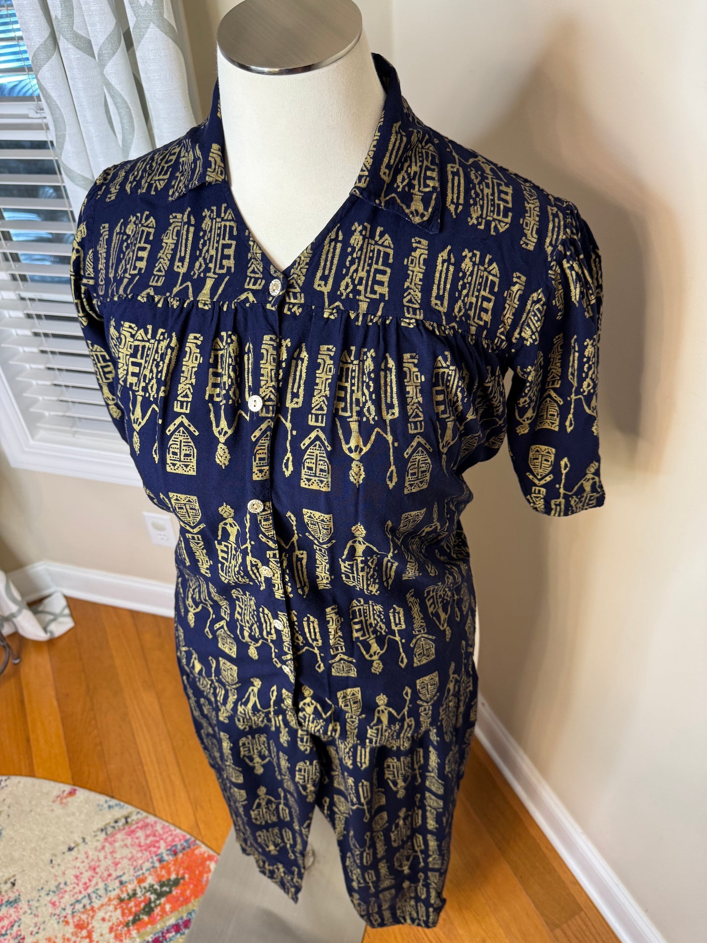 Vintage Marla Kim 2-Piece Pant Set