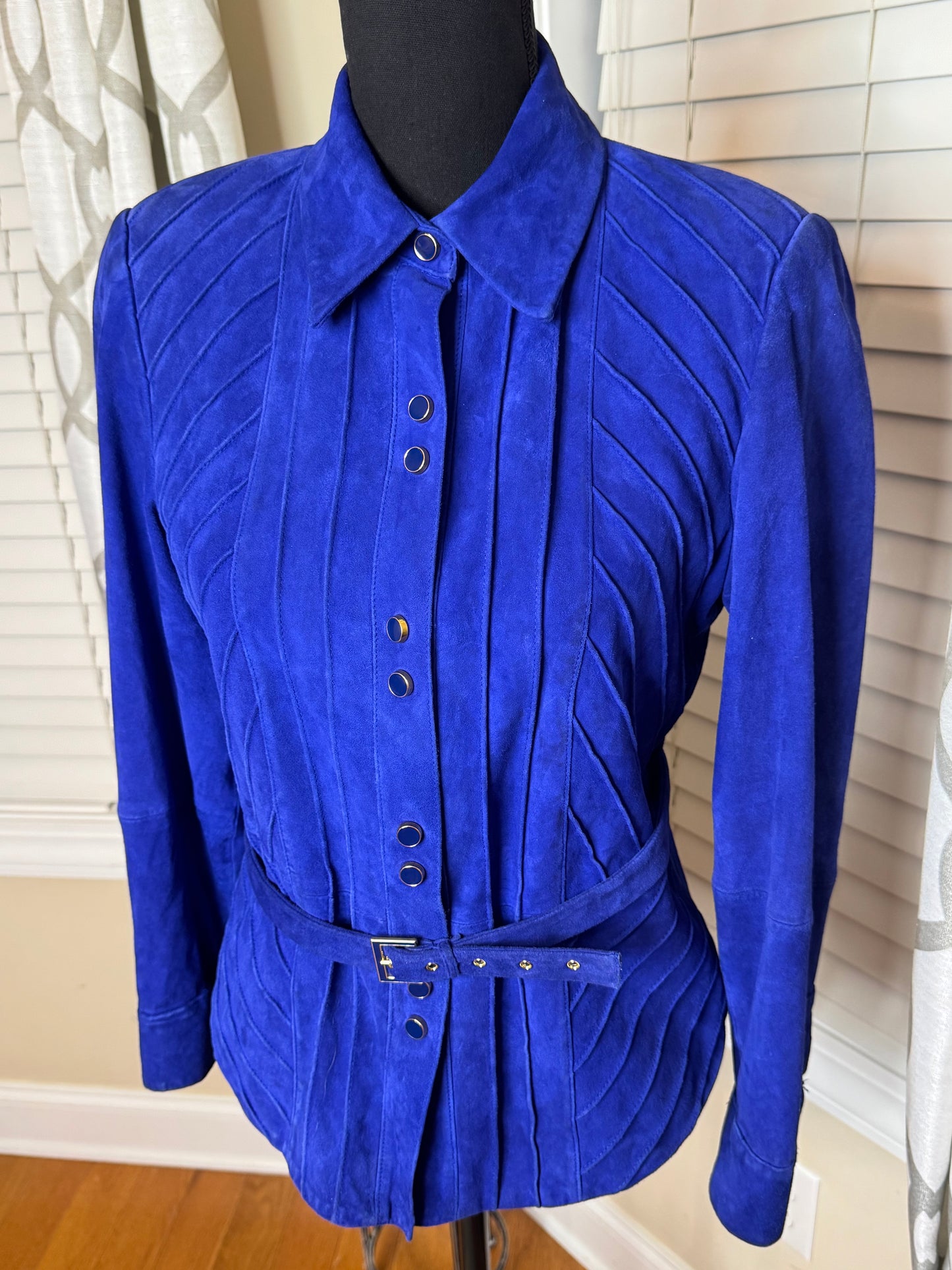 Worthington Genuine Leather Jacket with Belt
