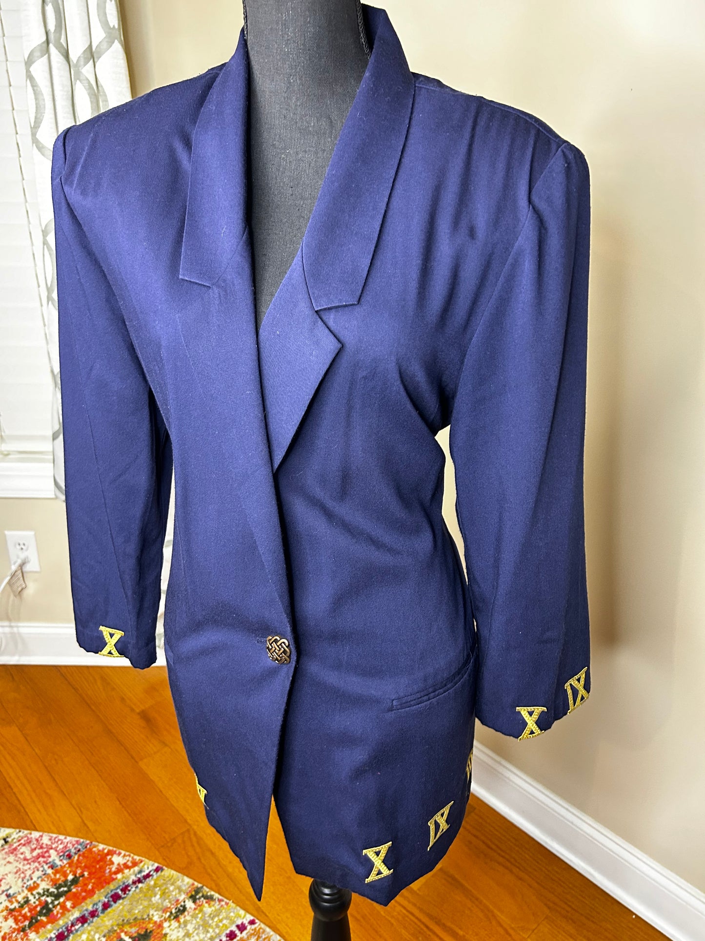 Barrie Stephens "Roman Numeral" Blazer