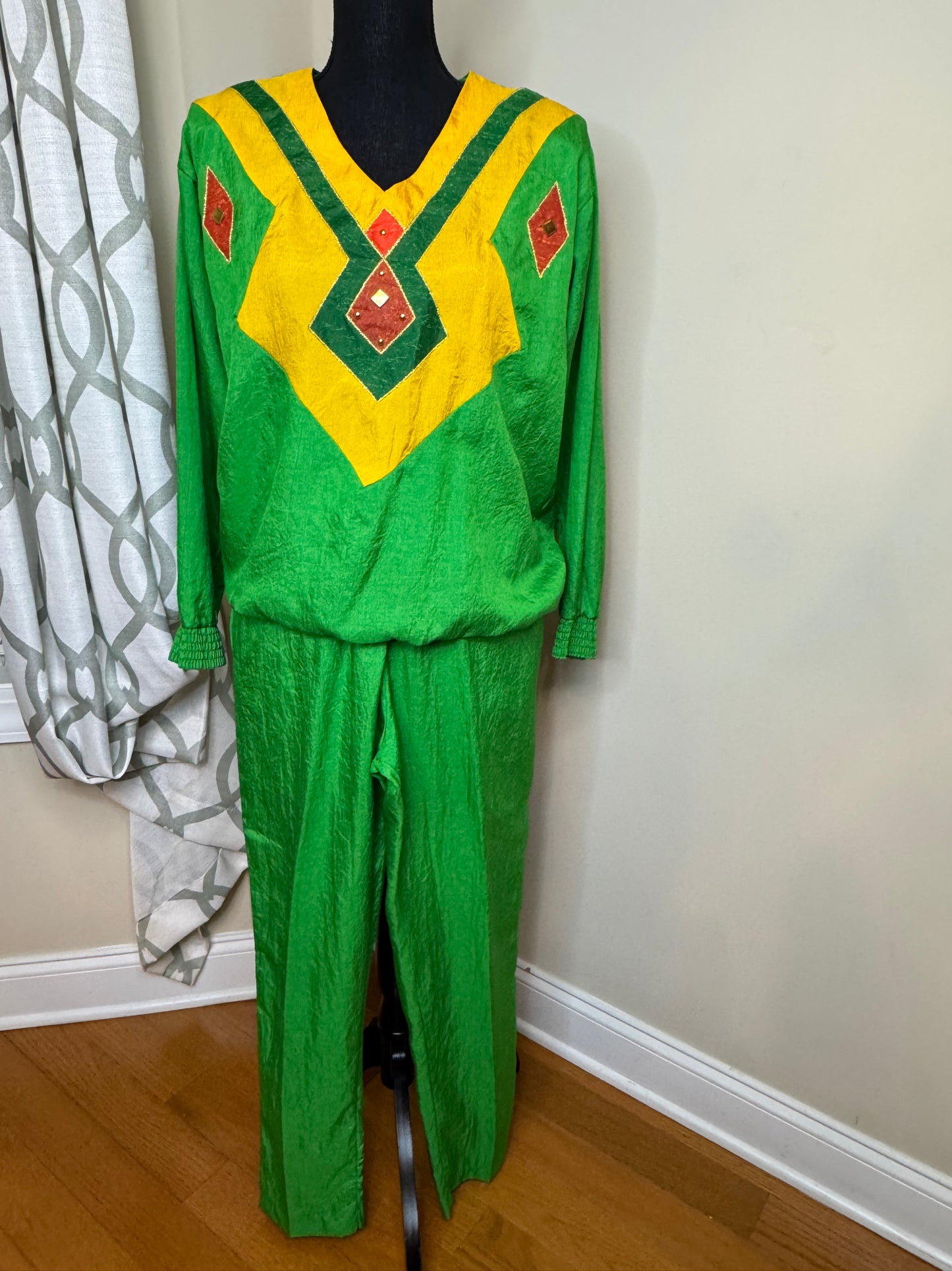 Vtg Cervelle 2-Piece Set (Green)