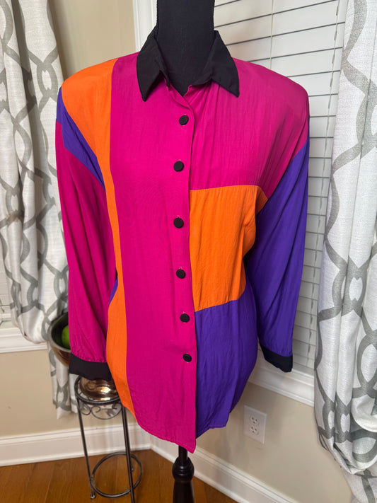 Vintage FORENZA Colorblock Shirt