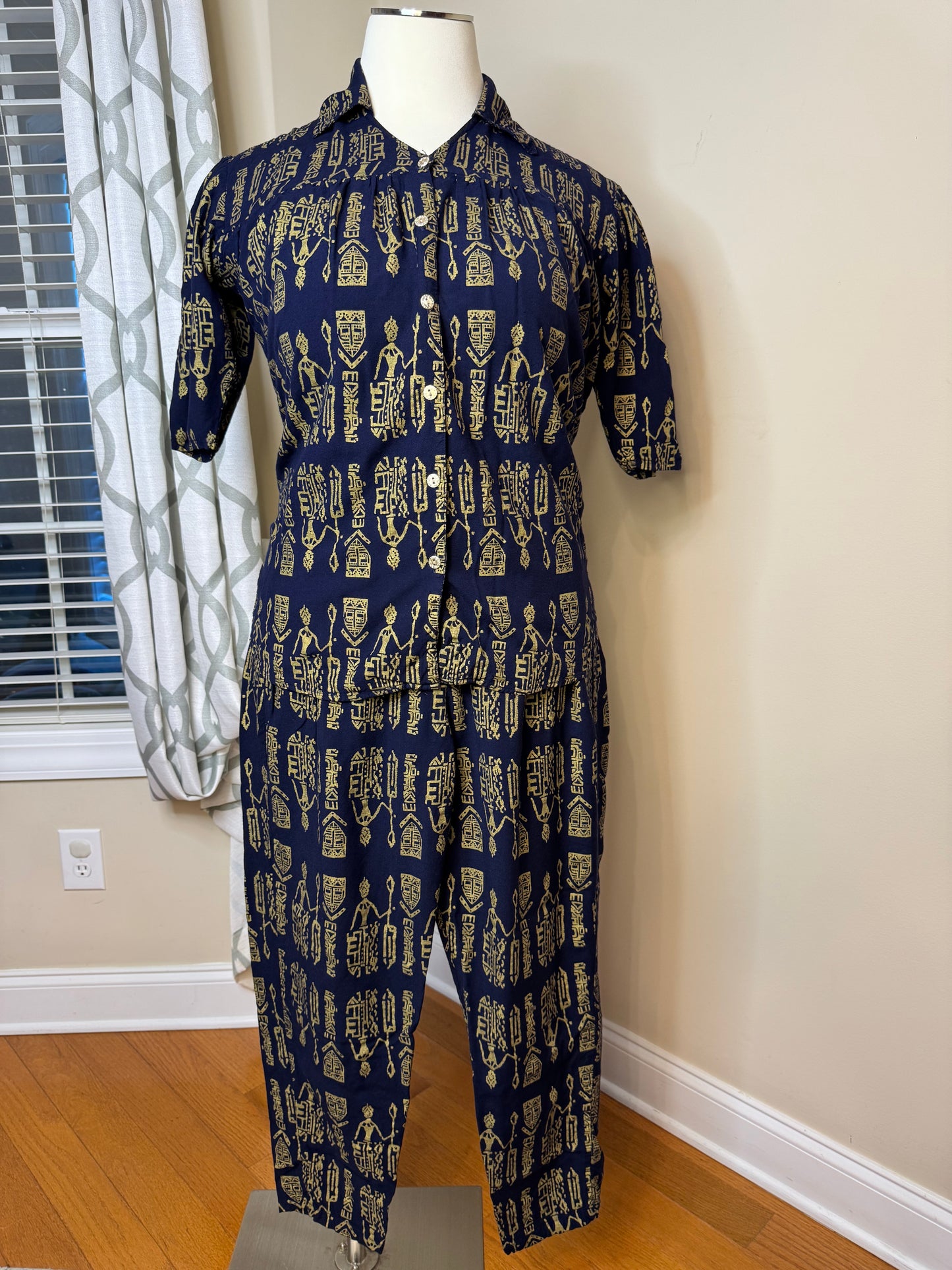 Vintage Marla Kim 2-Piece Pant Set