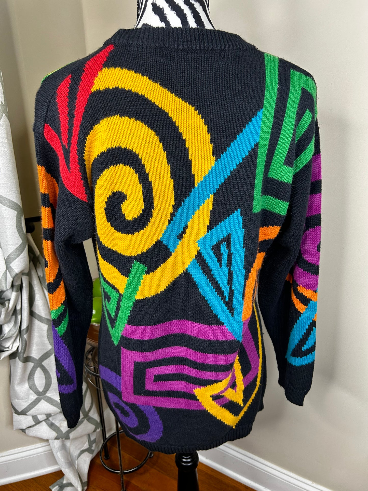 I.B. Diffusion Multicolored Embroidered Sweater