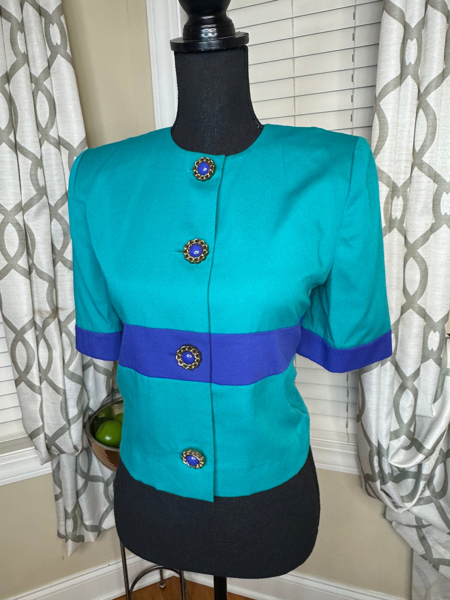 Vintage Leslie Faye Cropped Blazer
