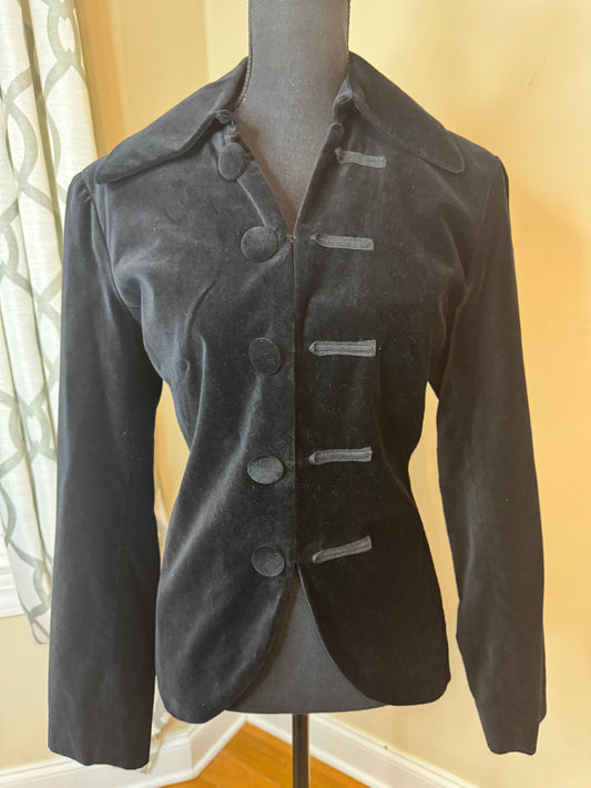 Newport News Jeanology Collection Velour Blazer